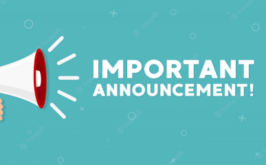 Important Announcemet